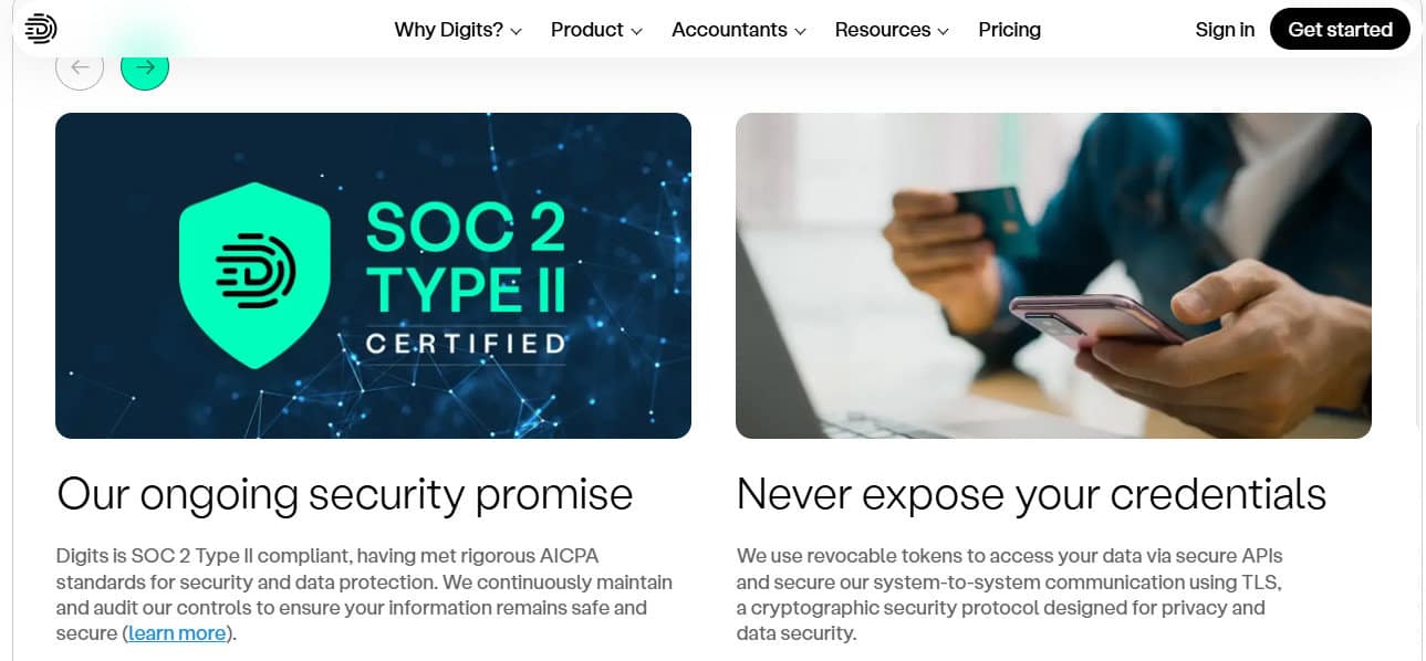 Digits security