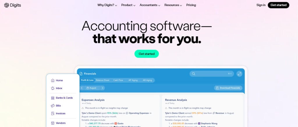 Digits website