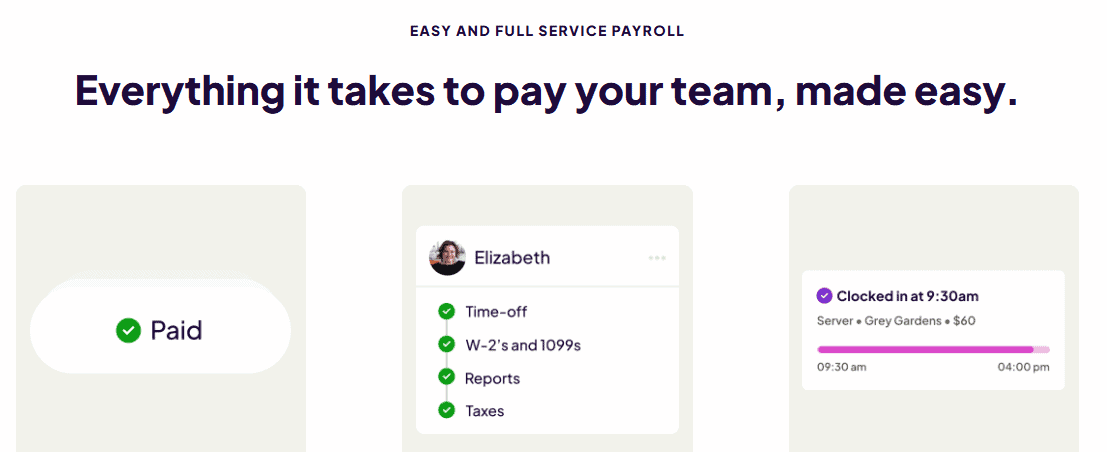 Homebase managing features