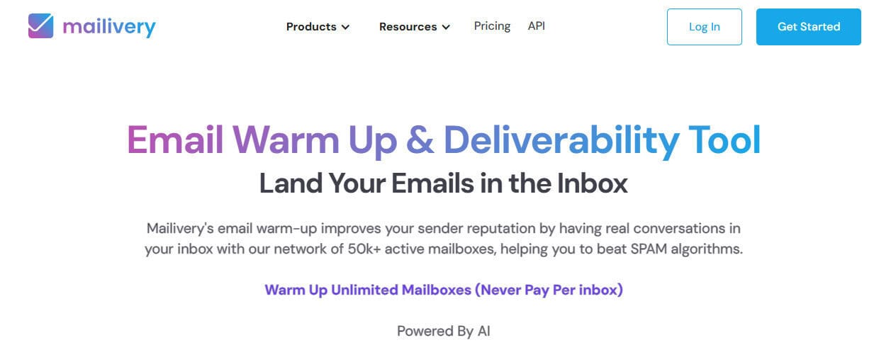 Mailivery website