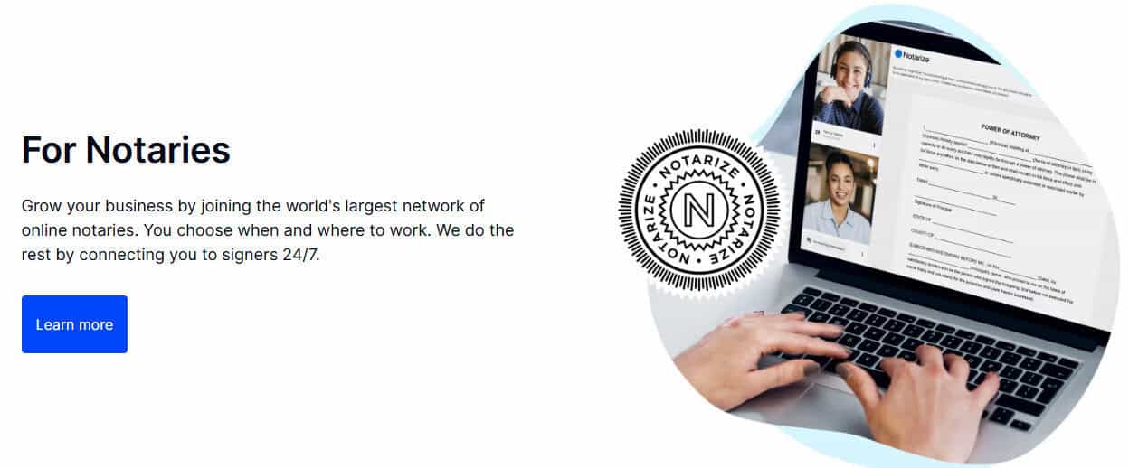 Notarize features