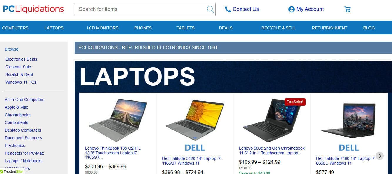 PCLiquidations -  For Quick, No-Frills Hardware Sales