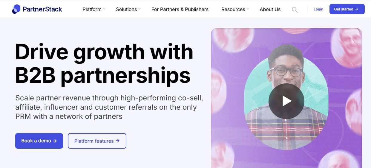 PartnerStack website