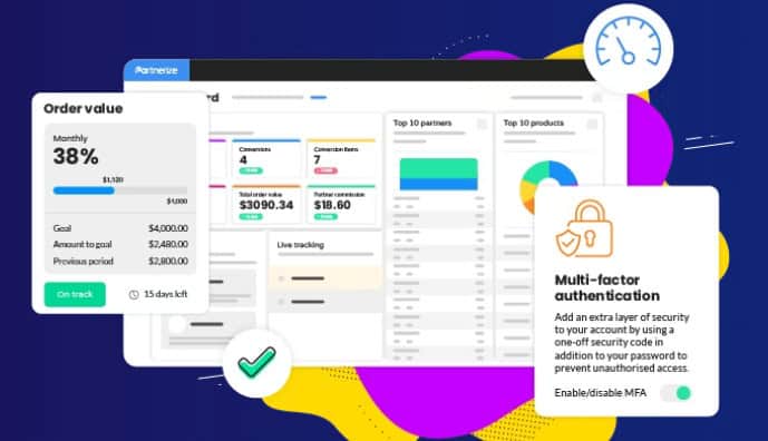 Partnerize dashboard
