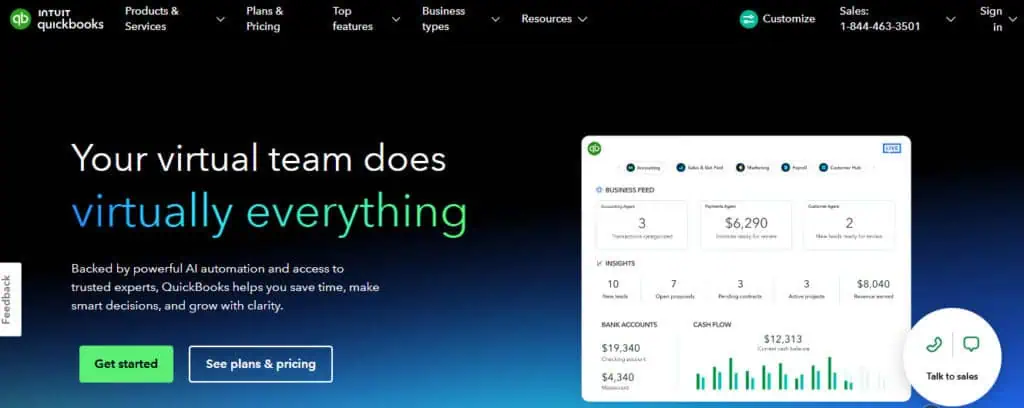 QuickBooks Website