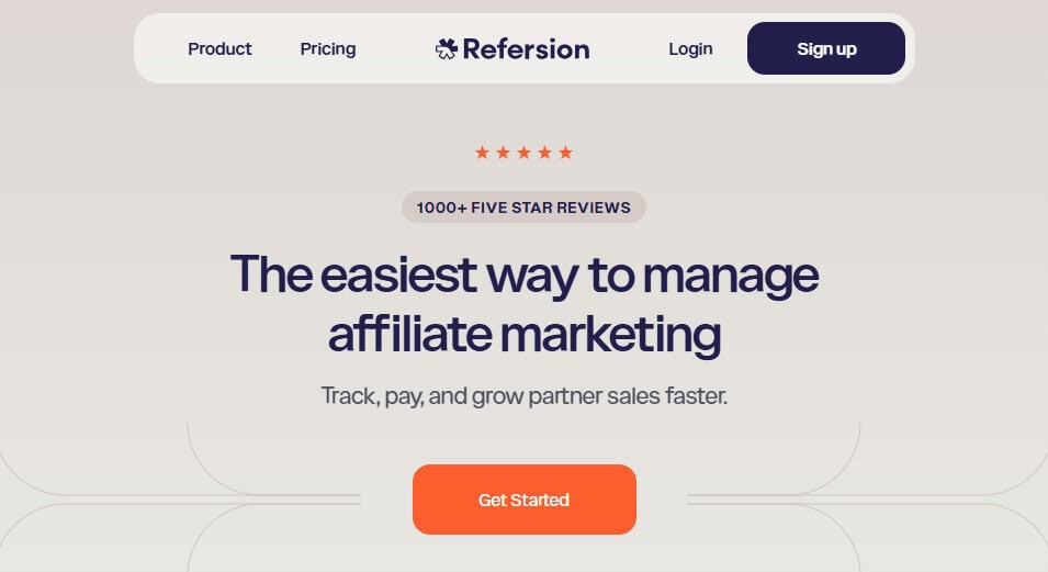 Refersion site