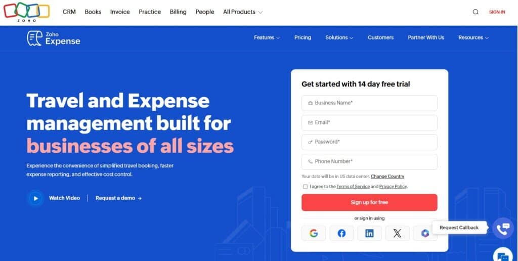 zoho expense
