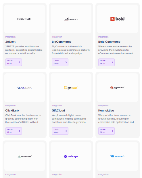 Everflow integrations