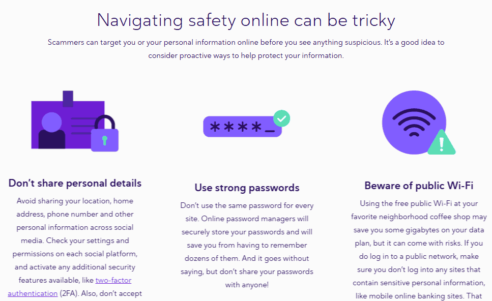 Zelle security options
