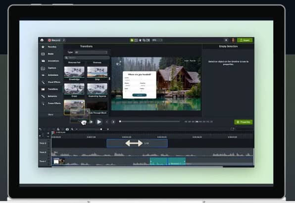 camtasia video walkthrough