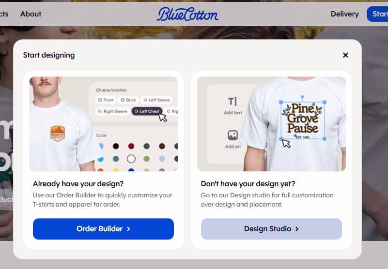 Blue Cotton designing