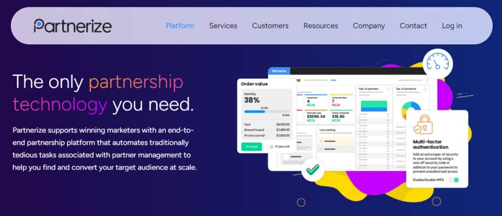 Partnerize Website