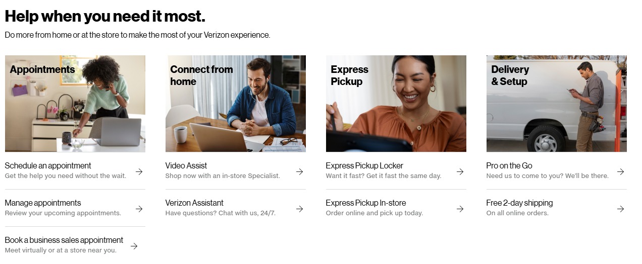 verizon customer support