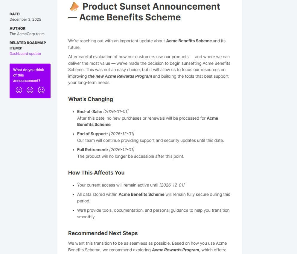 Sunset Product Quick View