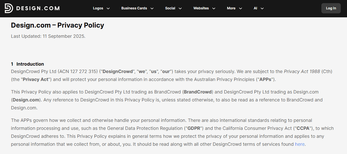 Design.com security