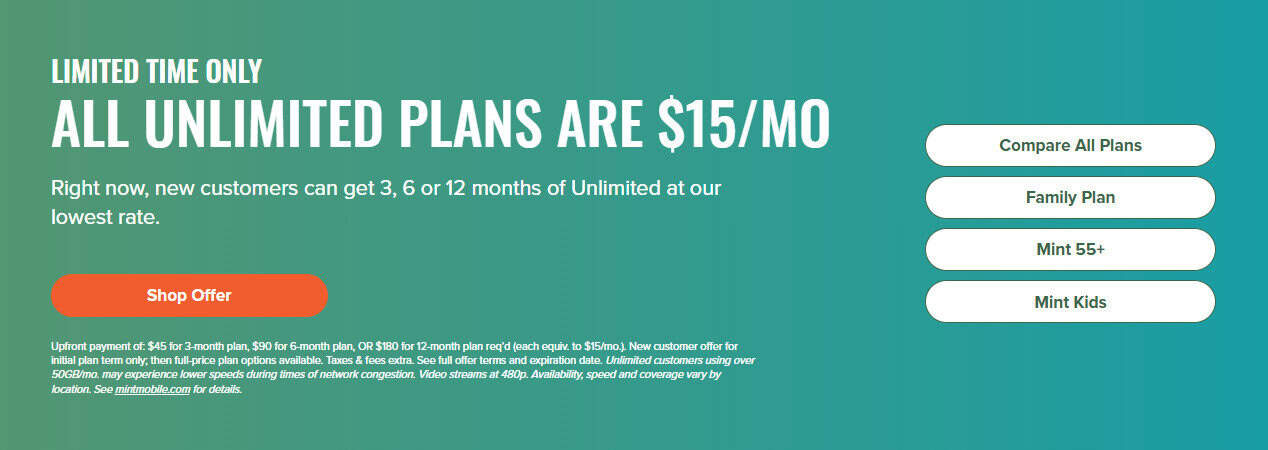 Mint Mobile Plans