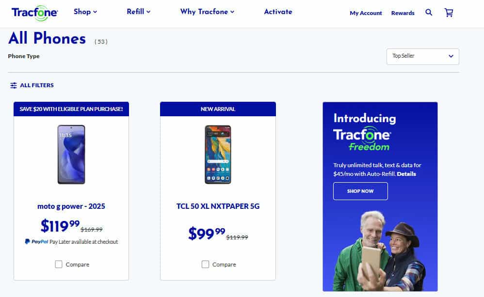 Tracfone Phones