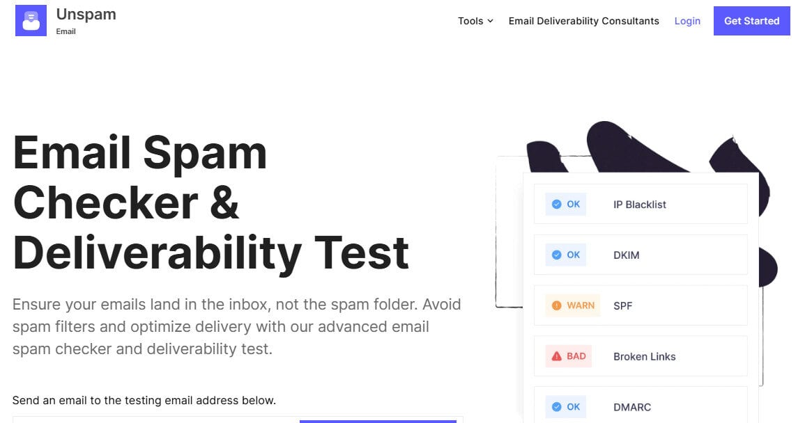 Unspam MailerCheck Alternative