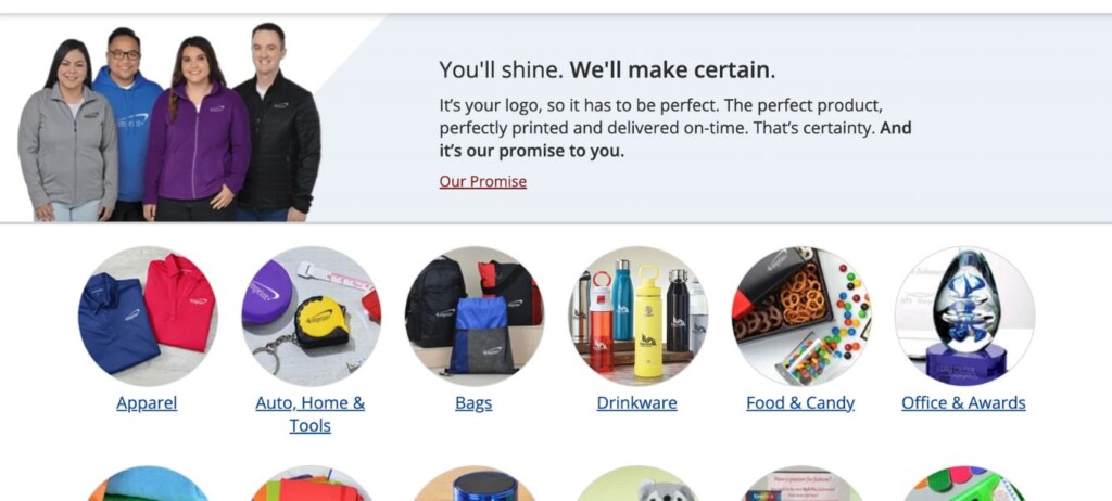 4imprint is a Wisconsin-based printing company that's best known for its promotional branded swag