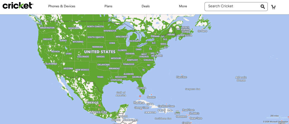 Cricket Wireless Coverage