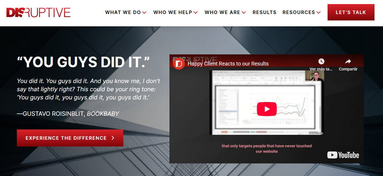 Disruptive Advertising