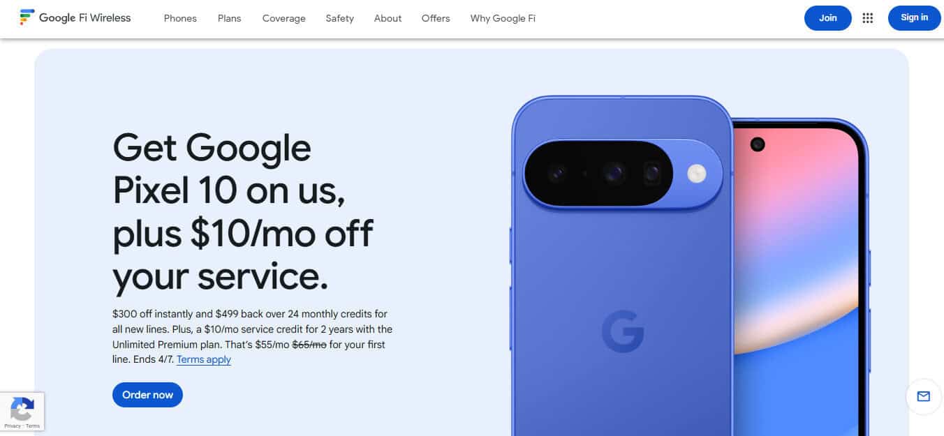 Google Fi — Best for International Travel