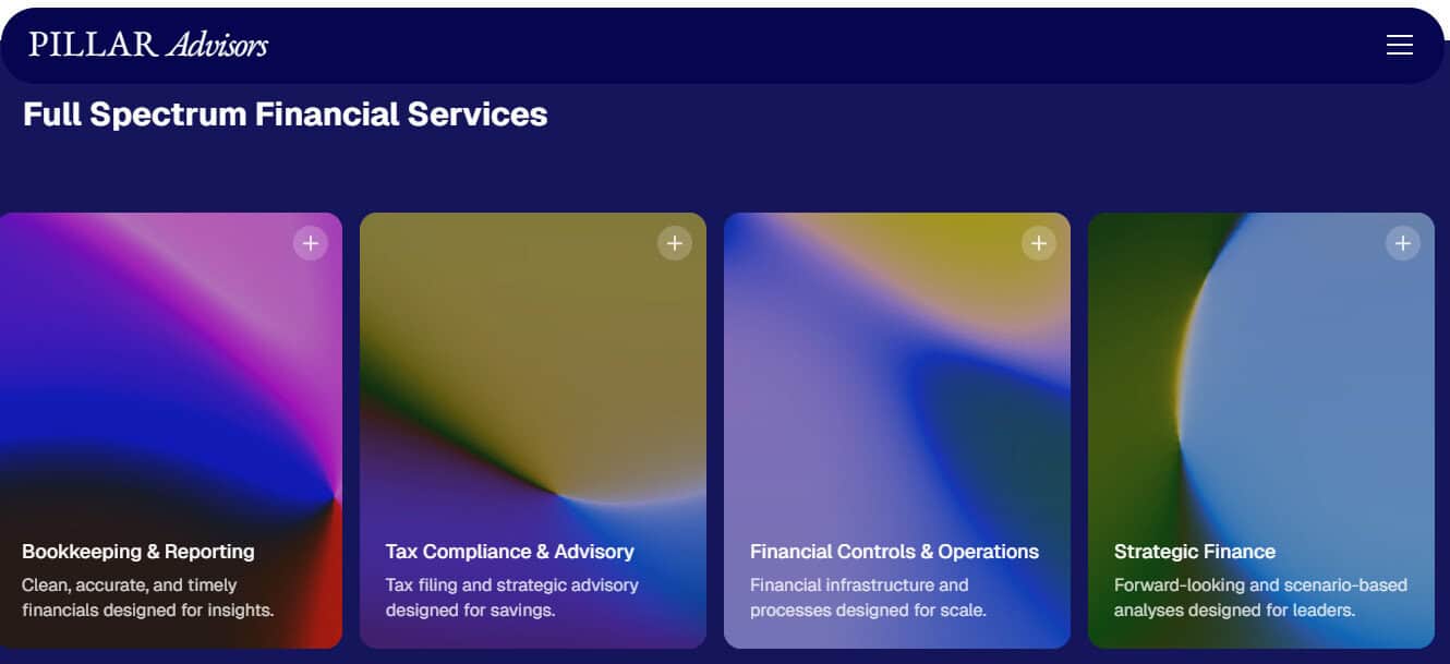 Pillar Advisors Services