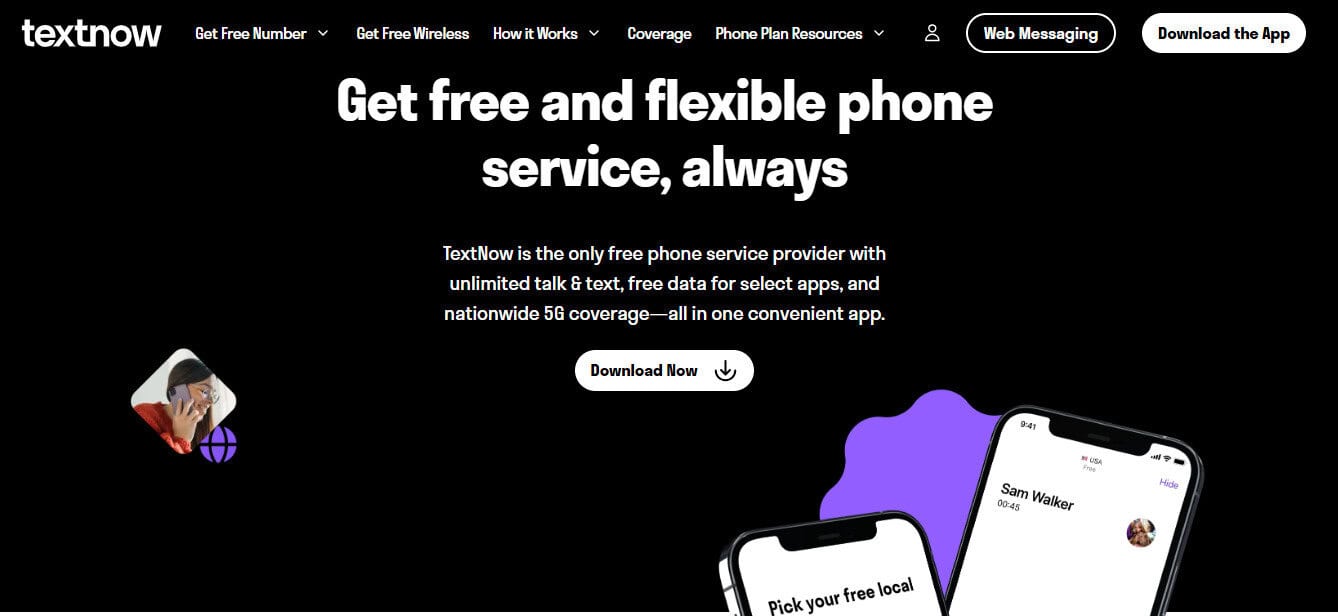 Best budget-friendly: TextNow
