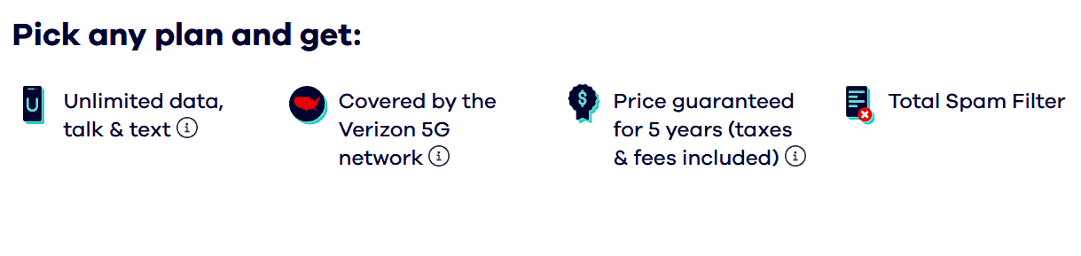 Total Wireless Plans Features