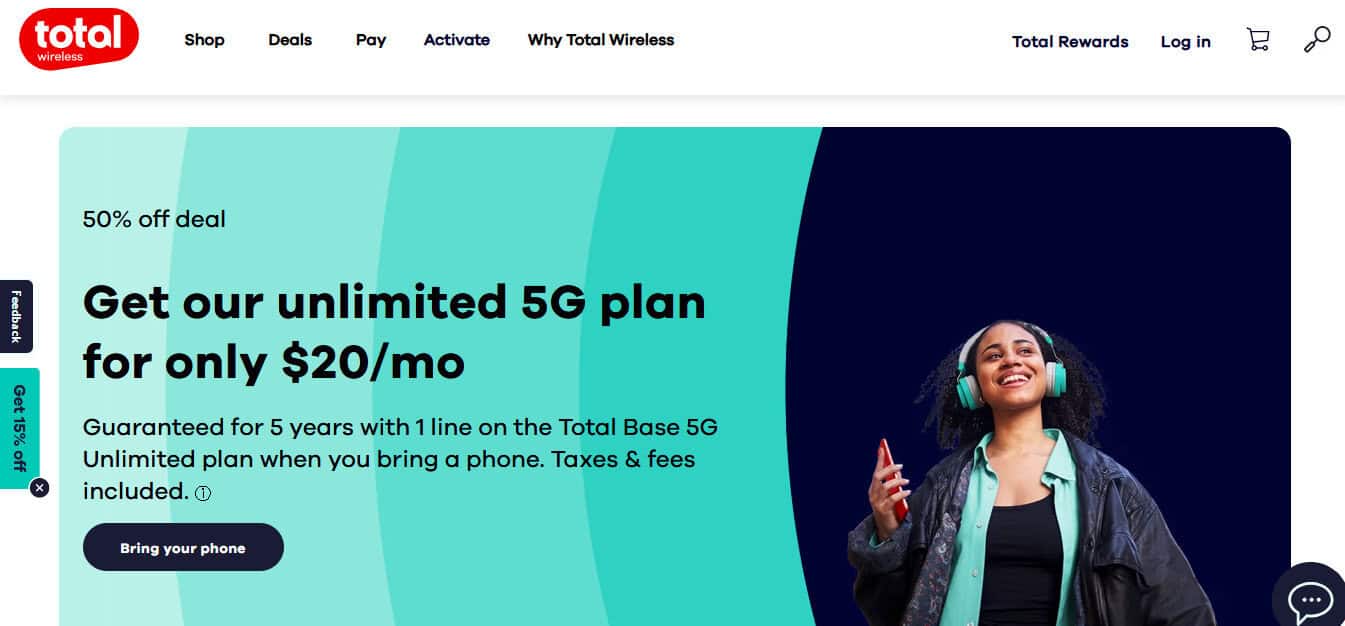 Best for Multiple Lines: Total Wireless