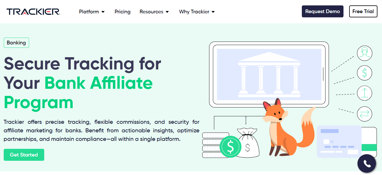 Trackier site