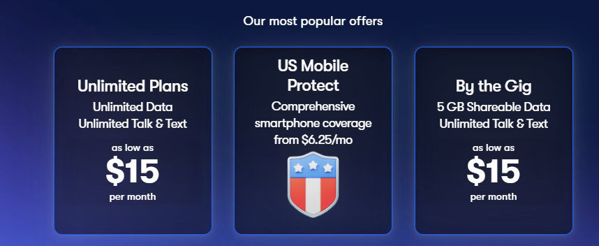 US Mobile Plans