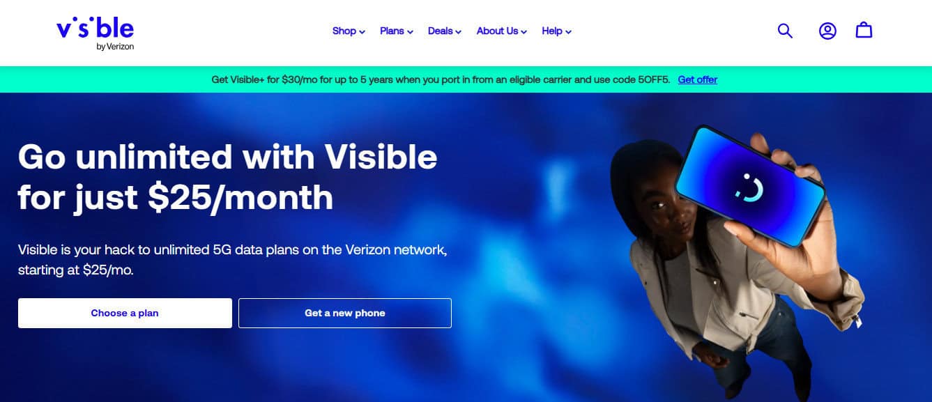 Visible: Best Overall Unlimited Alternative