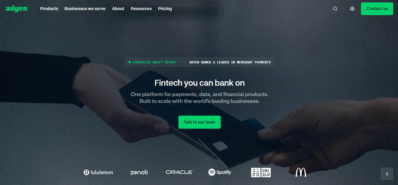 Adyen Site