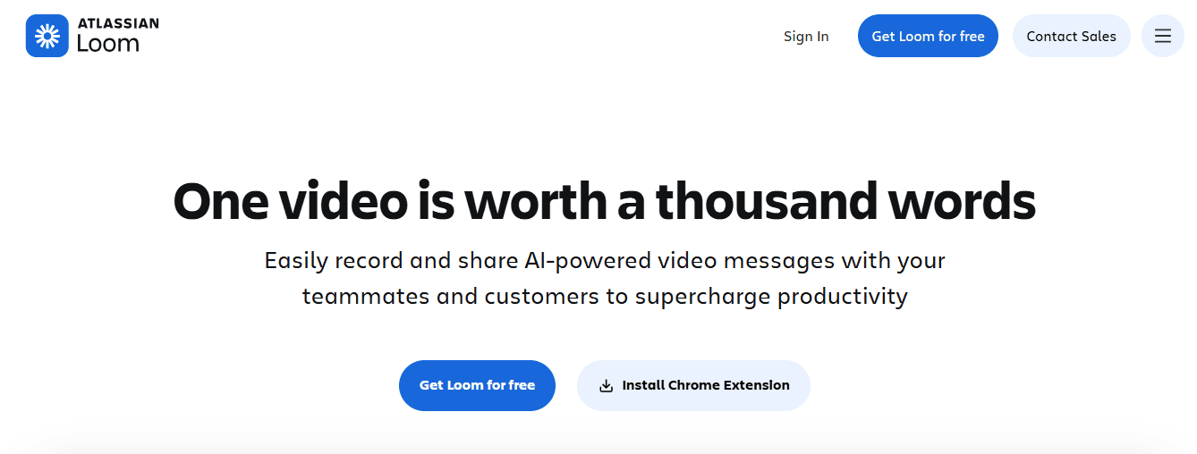Loom - Best Free Option For Easy Async Sharing