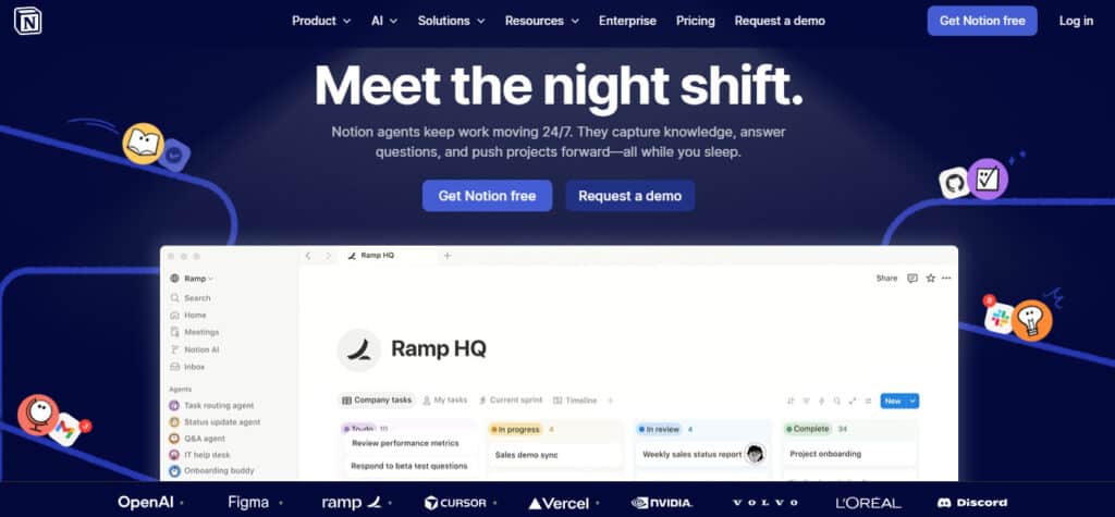 Notion site