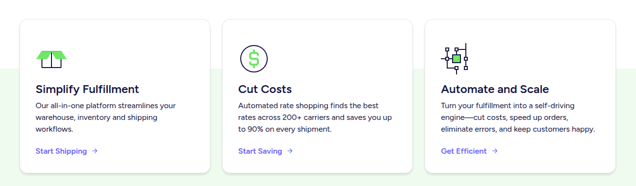 ShipStation features