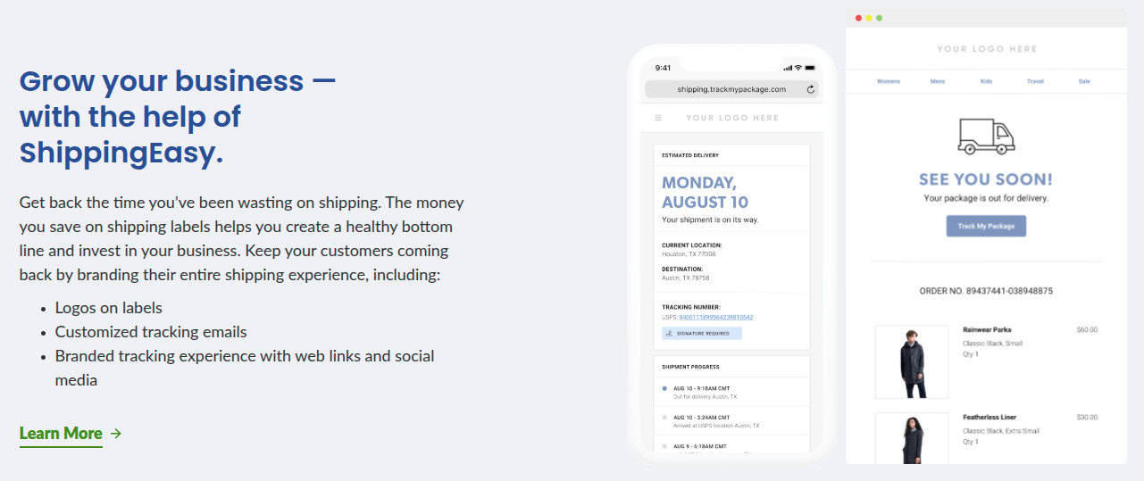 ShippingEasy features