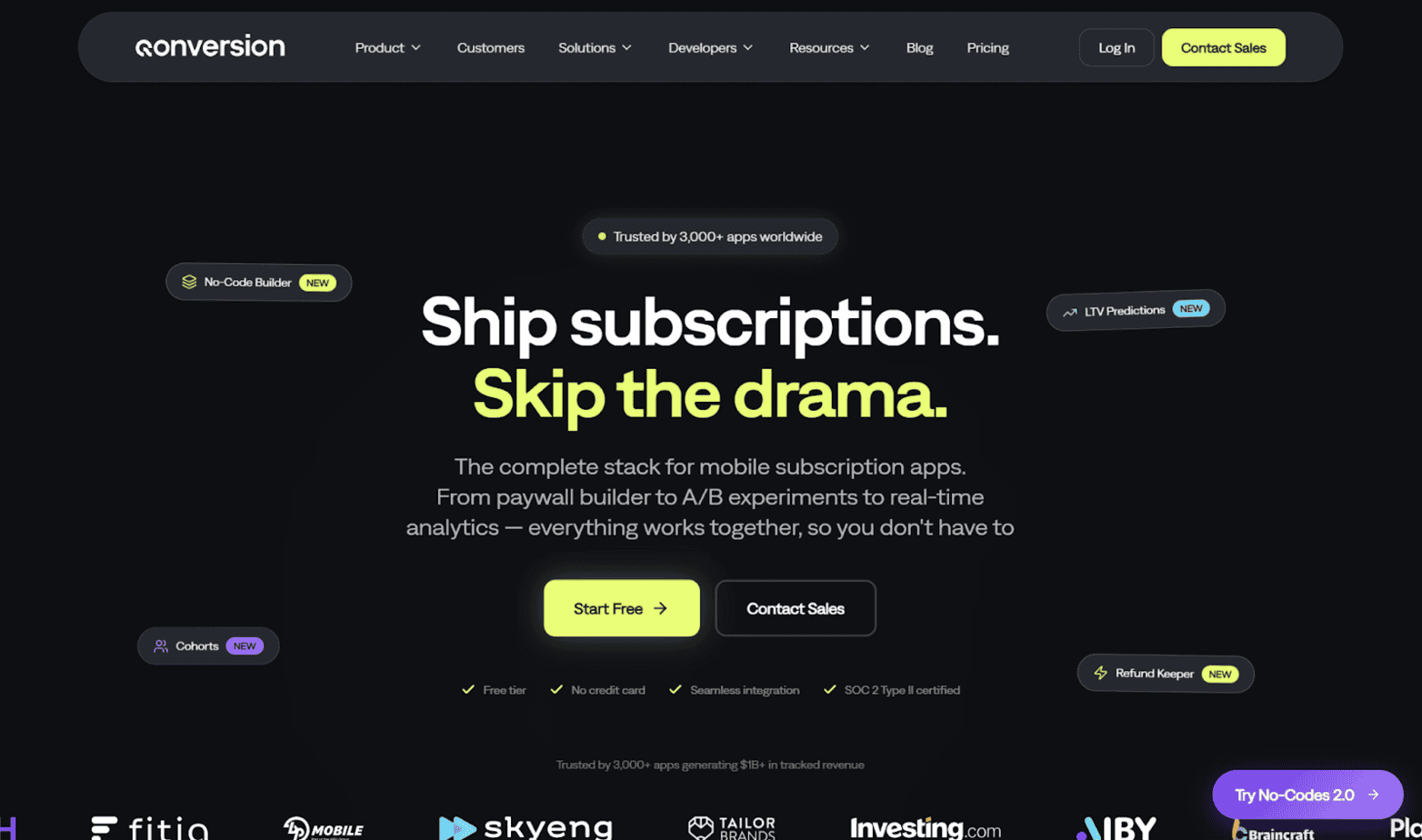 Qonversion: Powerful Mobile App Analytics