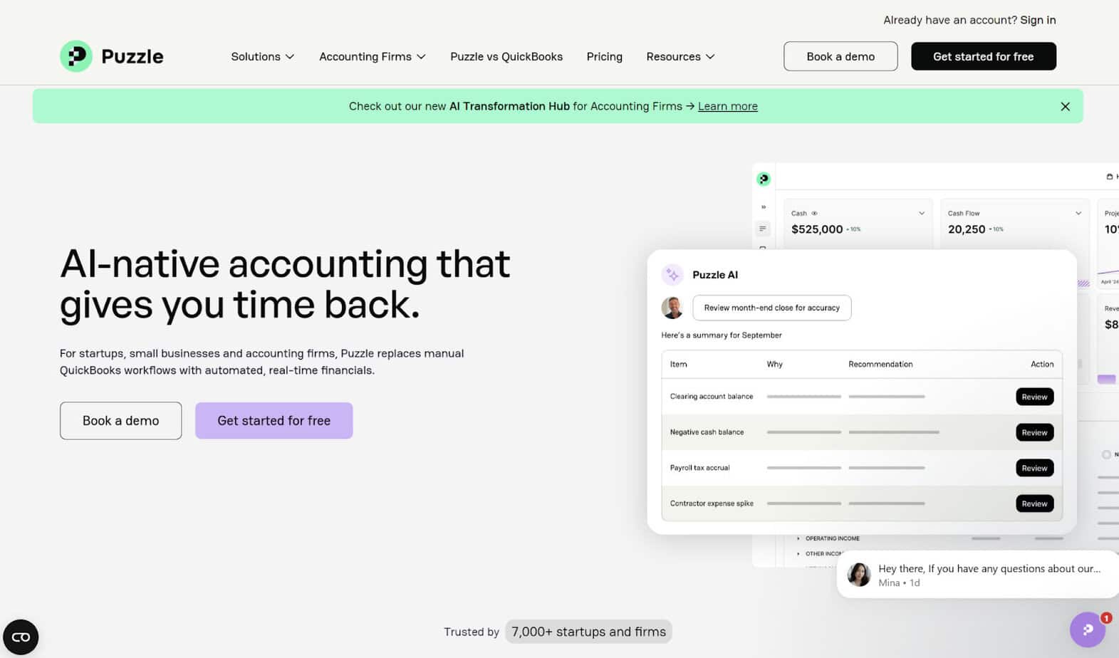 Puzzle: The Accounting-First Solution