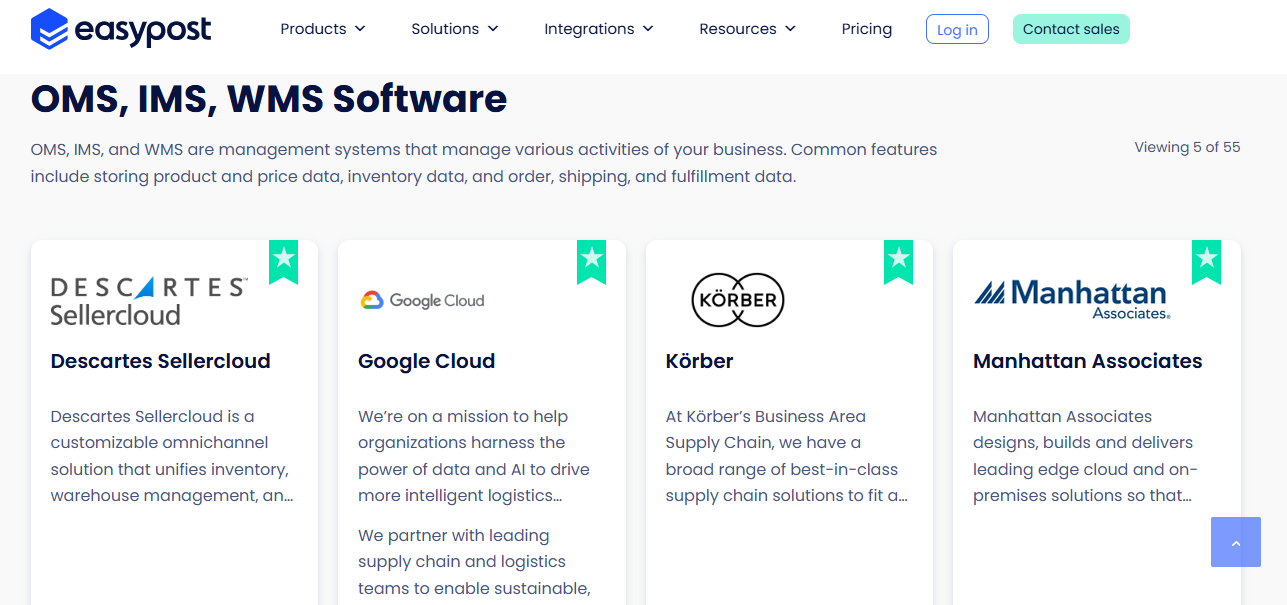 Easypost Integrations