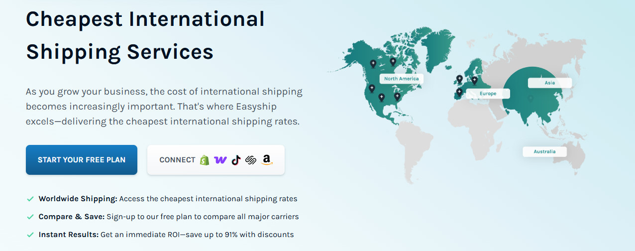 Easyship: Best for International Sellers