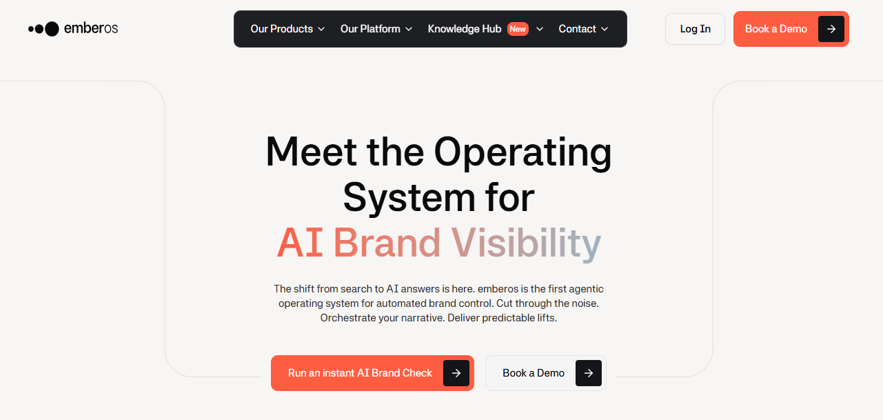 Emberos: Best for Enterprise Orchestration and Governance