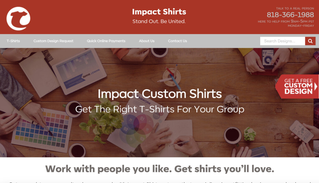 Impact Shirts: Best for Free Design Help From Real People