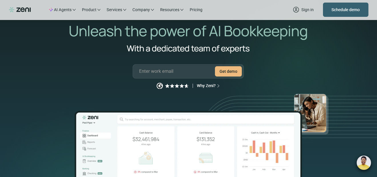 Zeni: Purpose-Built for Tech Startups, but Dependent on QBO