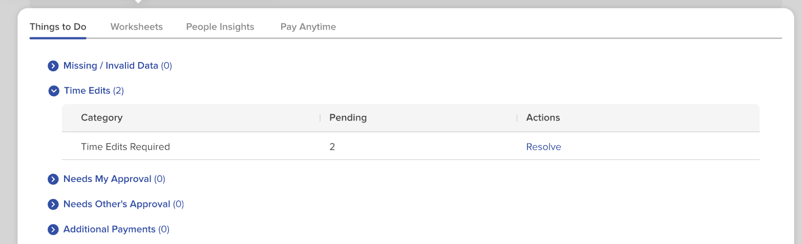 ADP Workforce Now Dashboard