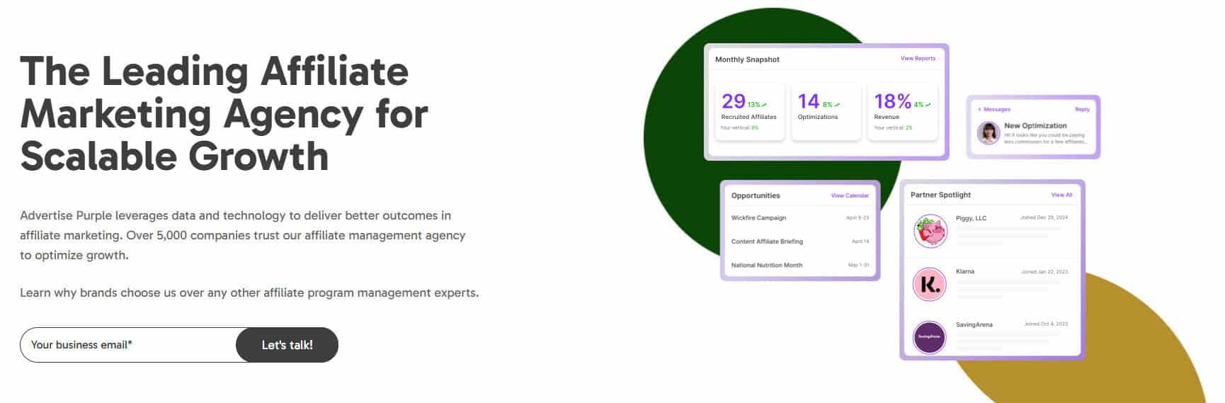 Advertise Purple Alternatives