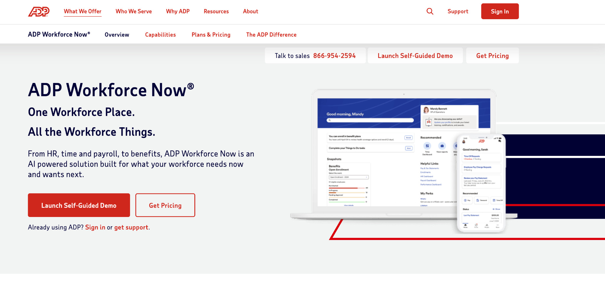 ADP Workforce Now - Best for Integrated Payroll and Benefits Management