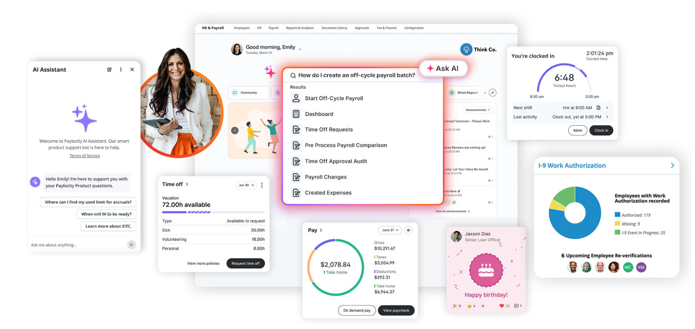 Paylocity Features