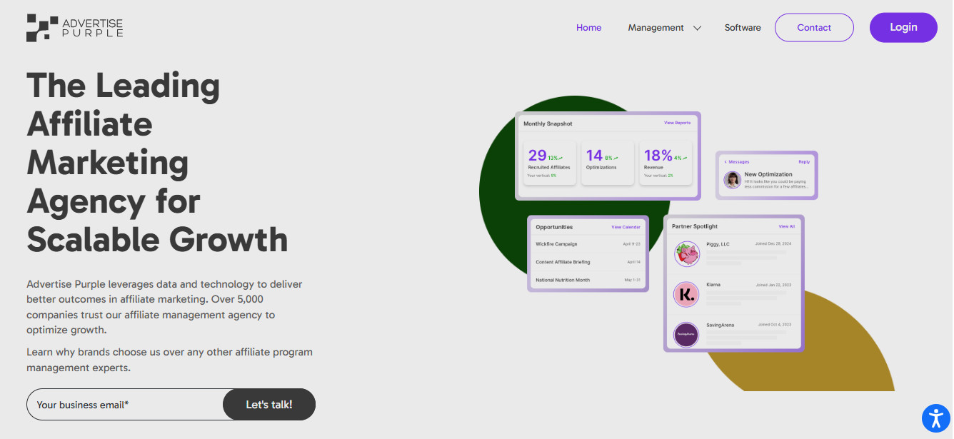 Advertise Purple: Best for Scaling DTC Growth